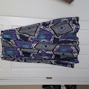 Cute Abstract Flare Skirt